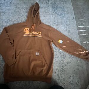 Carhartt Tan Graphic Hoodie